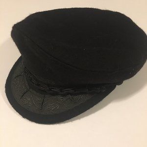 Greek Fisherman's Cap, Black Wool